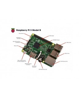 برد رزبری پای  raspberry pi 3 model B UK ساخت انگلستان