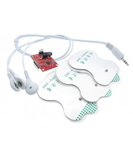 ماژول سنسور ECG- تشخیص ضربان قلب AD8232 به همراه الکترود
