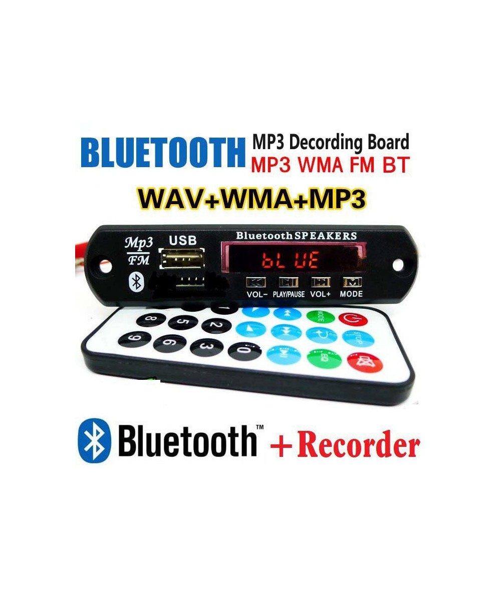 پخش کننده MP3 ، فلش و رادیو مجهز به کنترل (پشتیبانی از میکرو SD و USB)