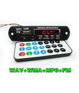پخش کننده MP3 ، فلش و رادیو مجهز به کنترل (پشتیبانی از میکرو SD و USB)