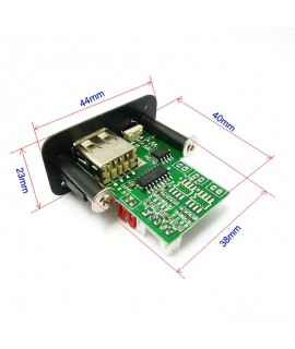 پخش کننده MP3 ، فلش  (برد فلش خور مینی) مجهز به کنترل (پشتیبانی از میکرو SD و USB)