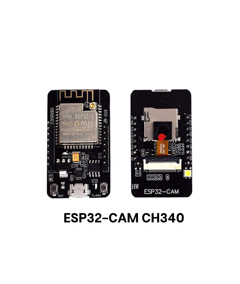 ماژول ESP32-CAM+CH340 با دوربین 2 مگاپیکسل OV2640