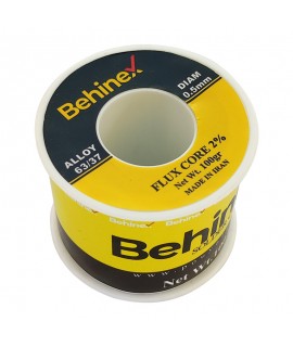 سیم قلع بهینکس 100 گرمی قطر 0.5 میلیمتر