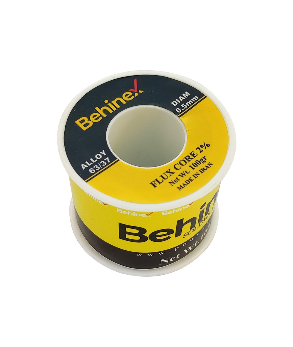 سیم قلع بهینکس 100 گرمی قطر 0.5 میلیمتر