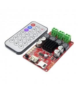 ماژول آمپلی فایر 2X50W بلوتوث دار HW-645 به همراه ریموت کنترل