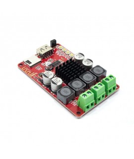 ماژول آمپلی فایر 2X50W بلوتوث دار HW-645 به همراه ریموت کنترل