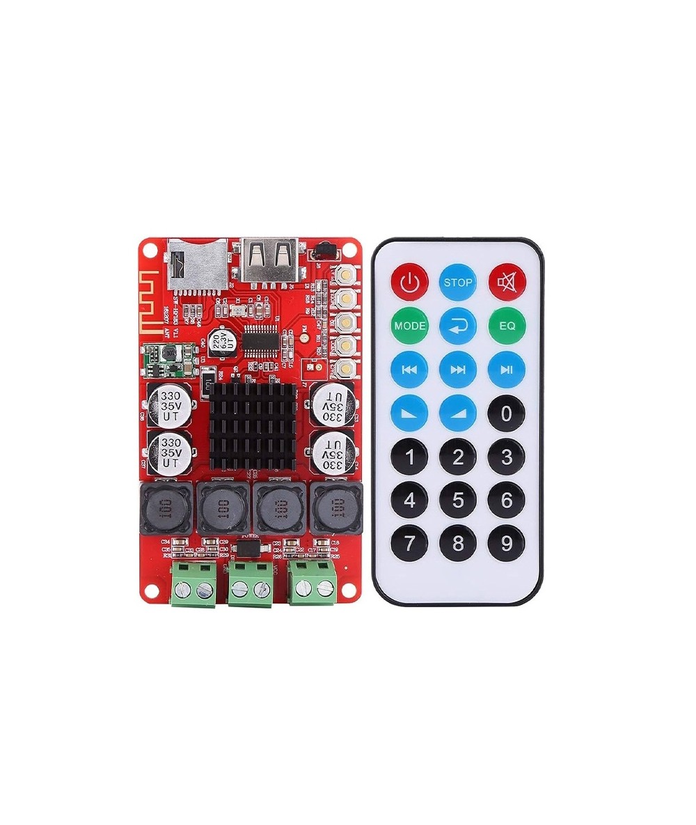 ماژول آمپلی فایر 2X50W بلوتوث دار HW-645 به همراه ریموت کنترل