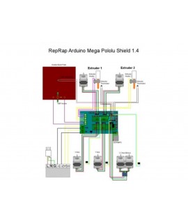 برد کنترلر پرینتر سه بعدی - RAMPS ورژن 1.4