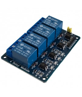 ماژول رله 12 ولت چهار کانال