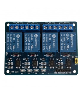 ماژول رله 12 ولت چهار کانال