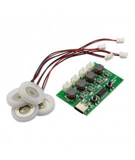 ماژول تولید بخار سرد 4 تایی با ورودی USB Type-C به همراه پیزو لوله و پایه