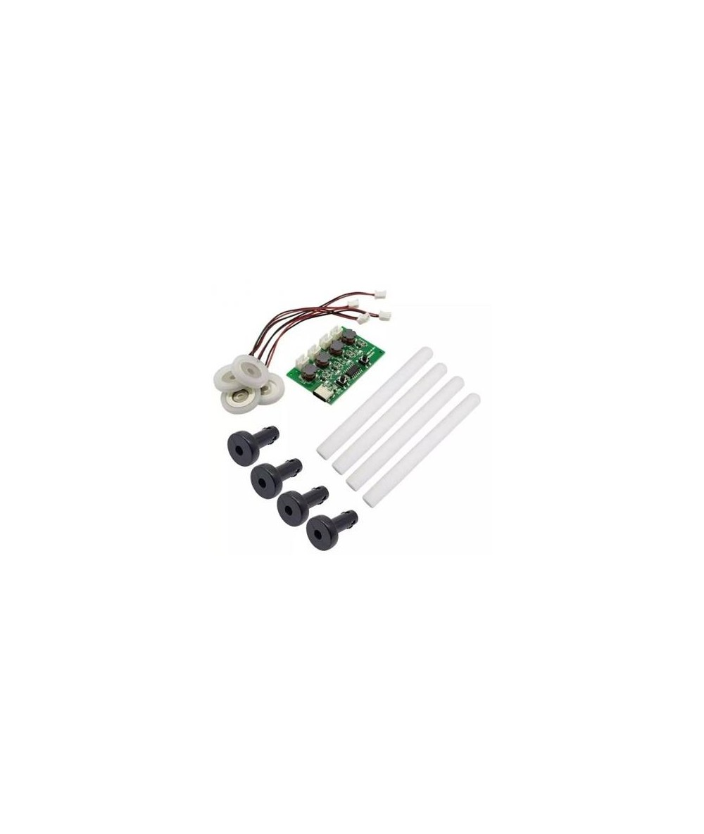 ماژول تولید بخار سرد 4 تایی با ورودی USB Type-C به همراه پیزو لوله و پایه