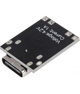 ماژول شارژر باتری لیتیومی 1 آمپر TP4056 با محافظ و ورودی TYPE-C