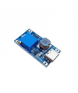 ماژول افزاینده DC-DC با ورودی Type-C با چیپ MT3608